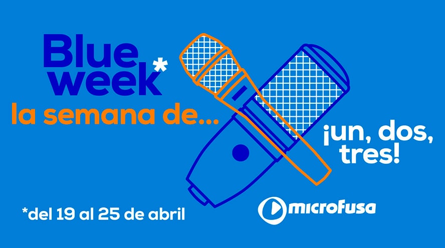 Comienza una nueva Blue Week de microFusa: Micrófonos