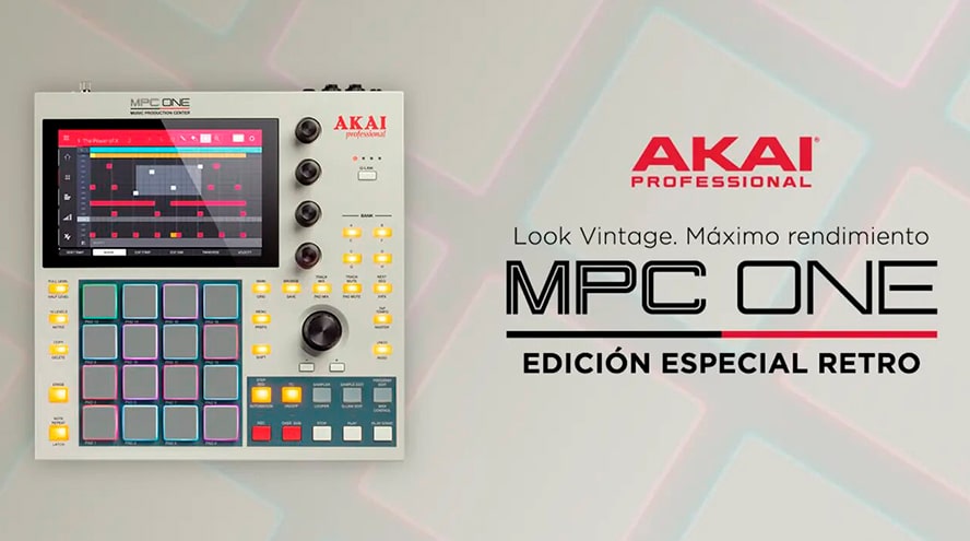 Akai Professional lanza esta edición especial de la MPC-ONE con el look vintage de sus MPC más míticas