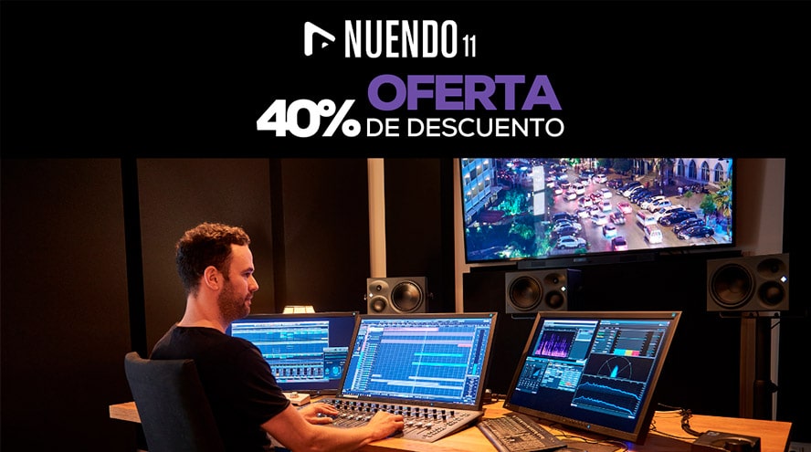 Ahorra 40% en NUENDO 11 de Steinberg