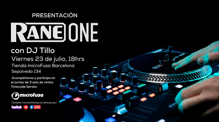 Presentación del controlador rane one en microFusa Barcelona