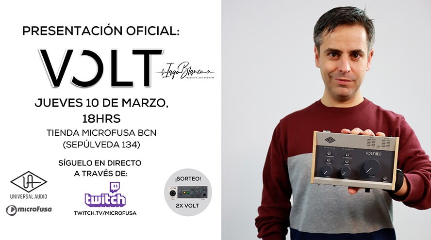 Presentación oficial de Interfaces VOLT Universal Audio