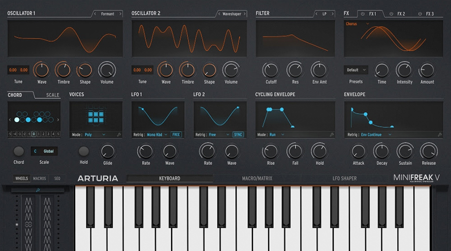 Arturia anuncia MiniFreak V
