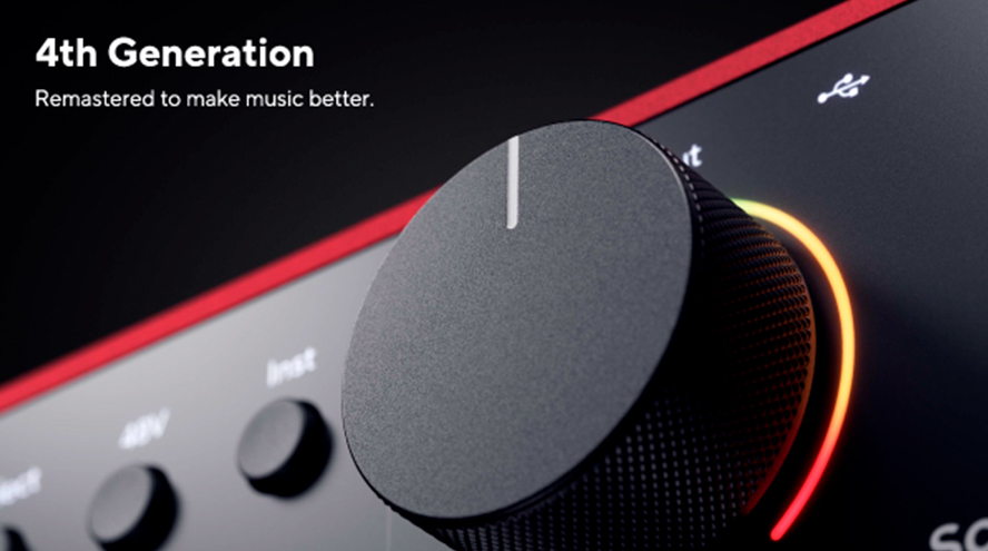 Focusrite lanza la 4ª generación de Scarlett