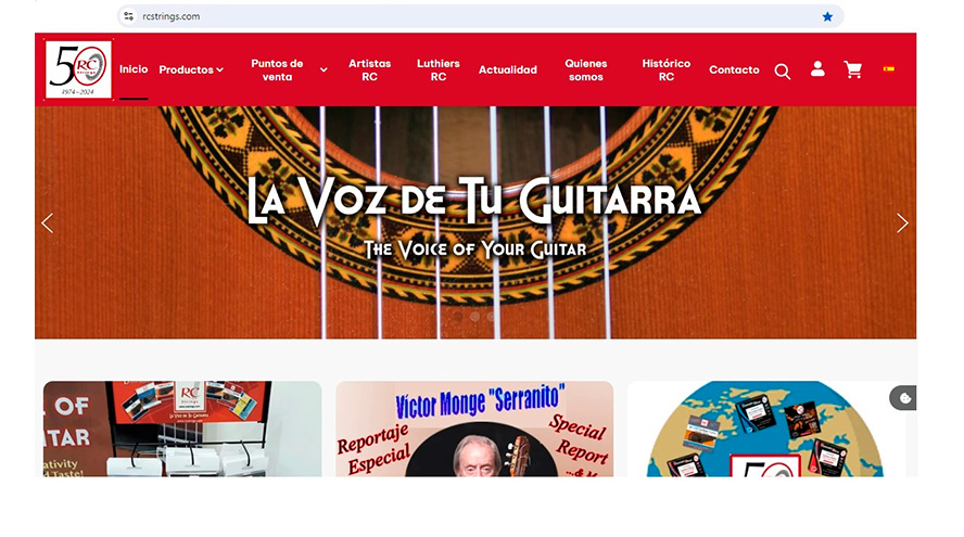 Nueva página web RC Strings