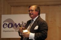 Don Luis Sancho y Martínez- Pardo, abogado del bufete Gómes-Acebo & Pombo, trató el tema del Mercado Único Europeo y su legislación